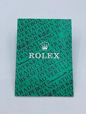 Rolex libretto traduzione orologio watch translation booklet  